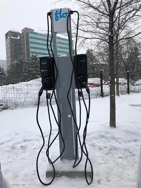 Installation of Tesla Chargers and Flo Charging Stations